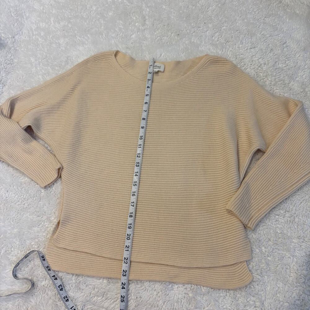 Aritzia Wilfred Merino Wool Pullover Knit Sweater Classic Preppy Chic Old Money - Picture 4 of 7